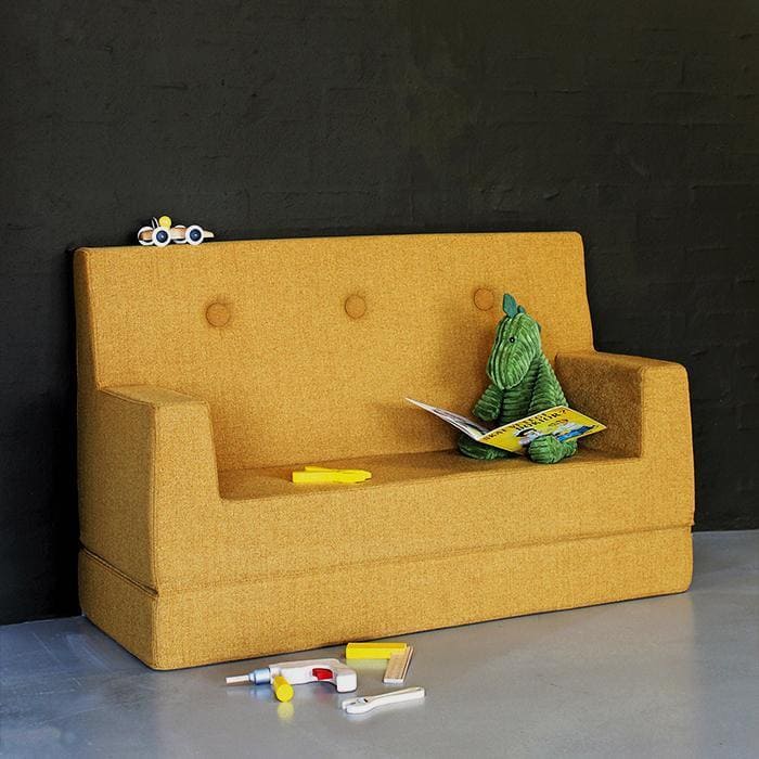 Kindersofa "KK Kids Sofa" - Mustard / Mustard