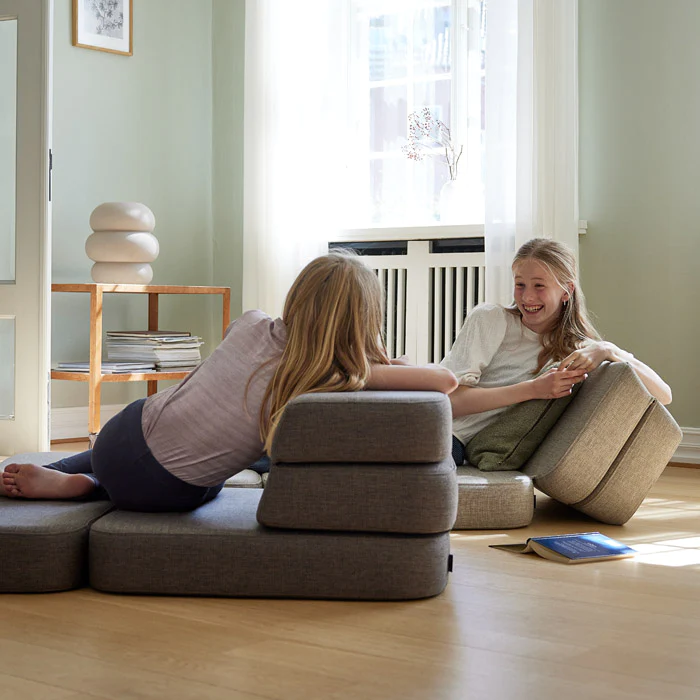 Klapp-Sofa "KK 3 Fold Sofa" Single -Sand/ Sand