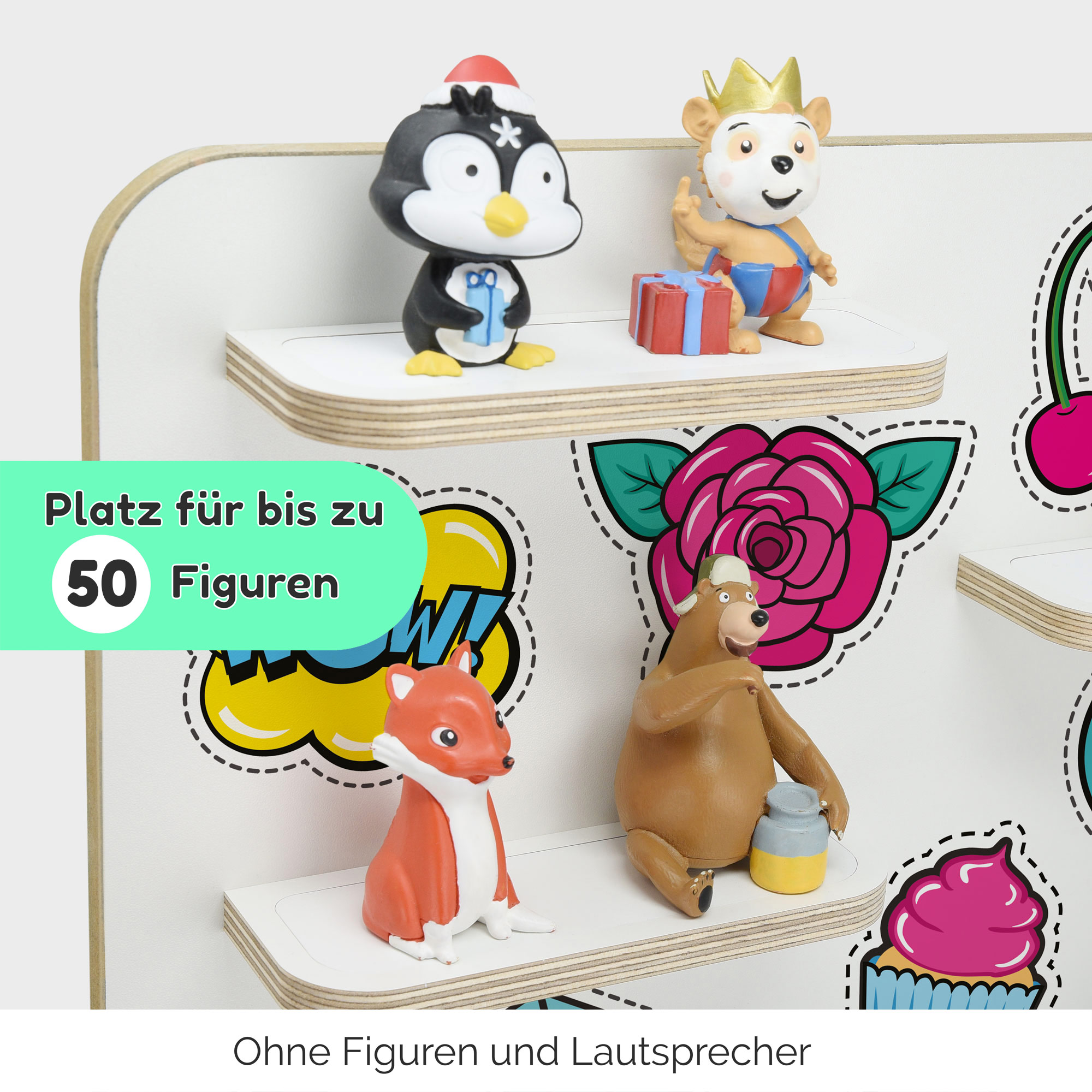 Regal für Tonies, 'Einfach Mädchen', groß