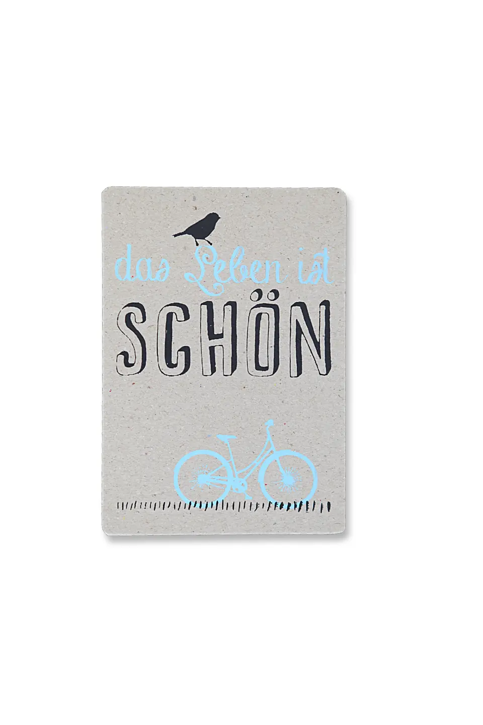 Postkarte "Das Leben ist schön"