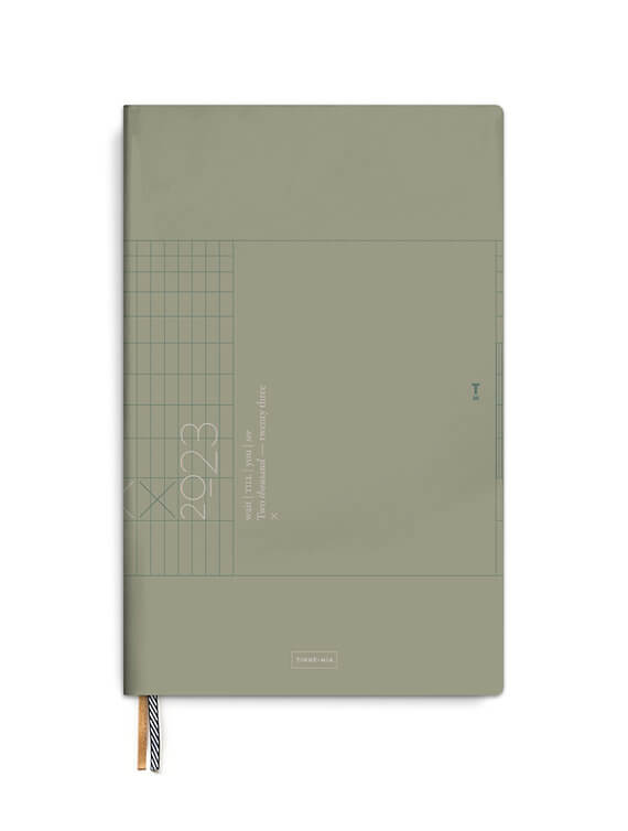 Diary / Terminkalender 2023 "basil" - DIN A4