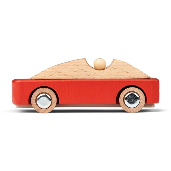 Holzauto Village " Sports Car- Apple Red" 