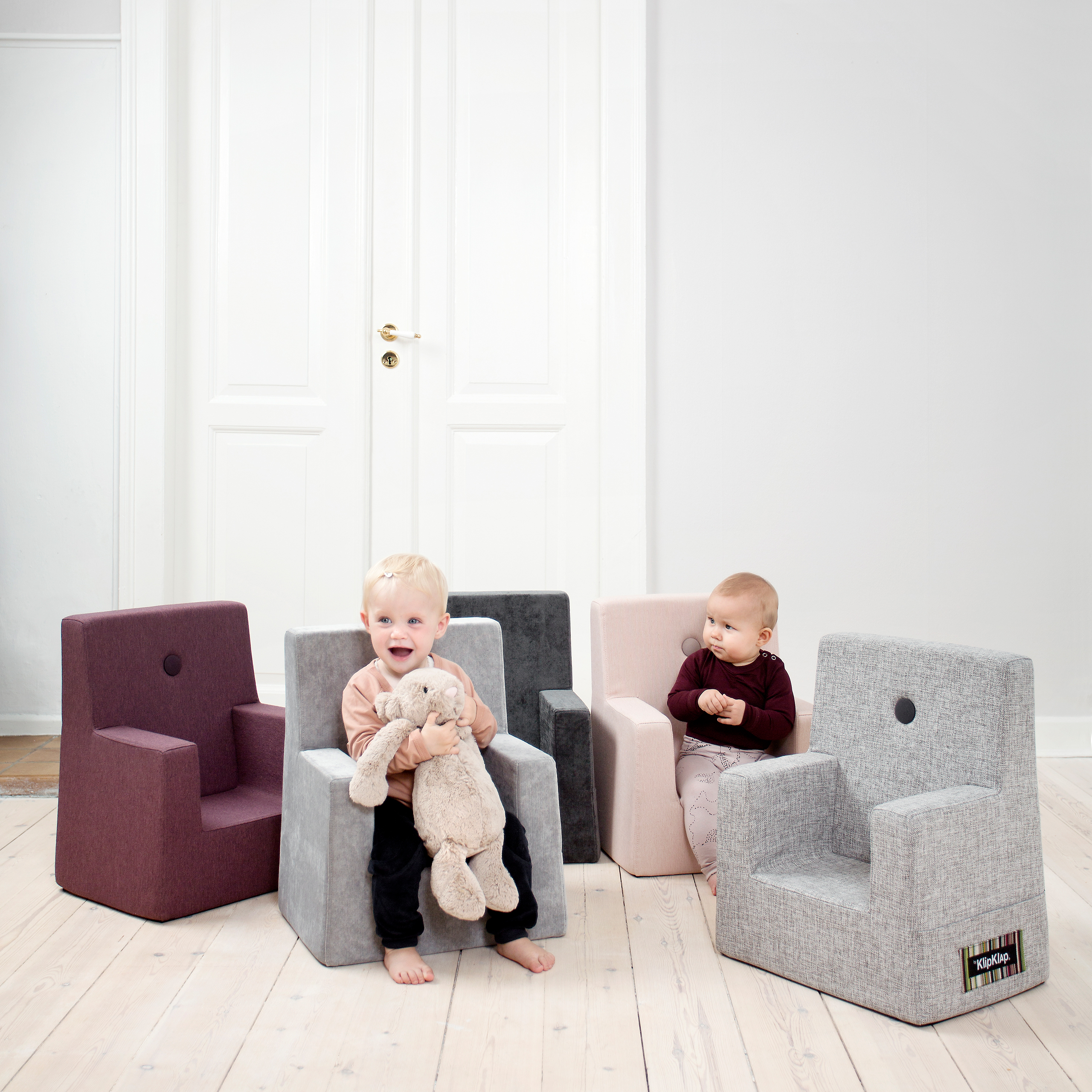 Kindersessel "KK Kids Chair" - Multi Grey / Grey