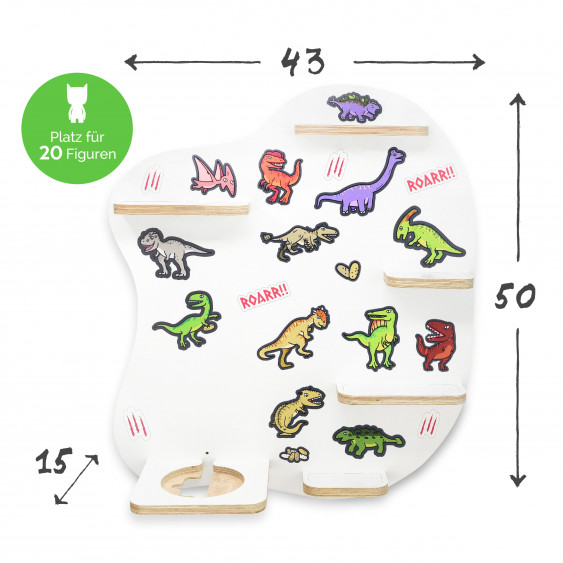 Regal geeignet für die Toniebox "Dinopark" - zum Aufhängen