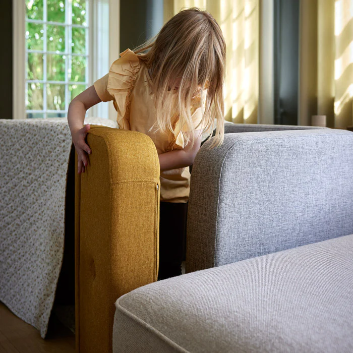 Klapp-Sofa "KK 3 Fold Sofa" Single Soft - Mustard