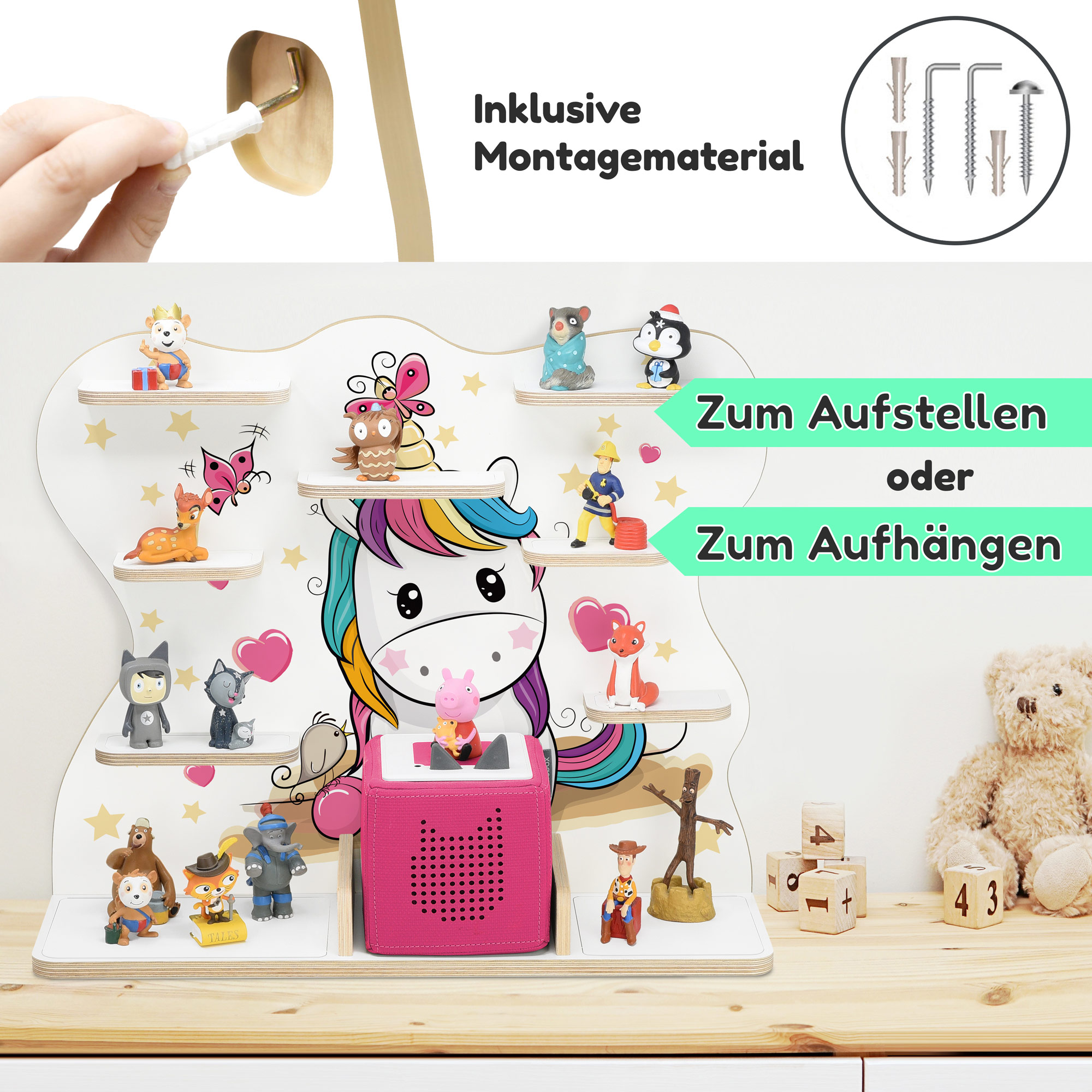 Regal für Tonies (B-Ware), "Pony", groß