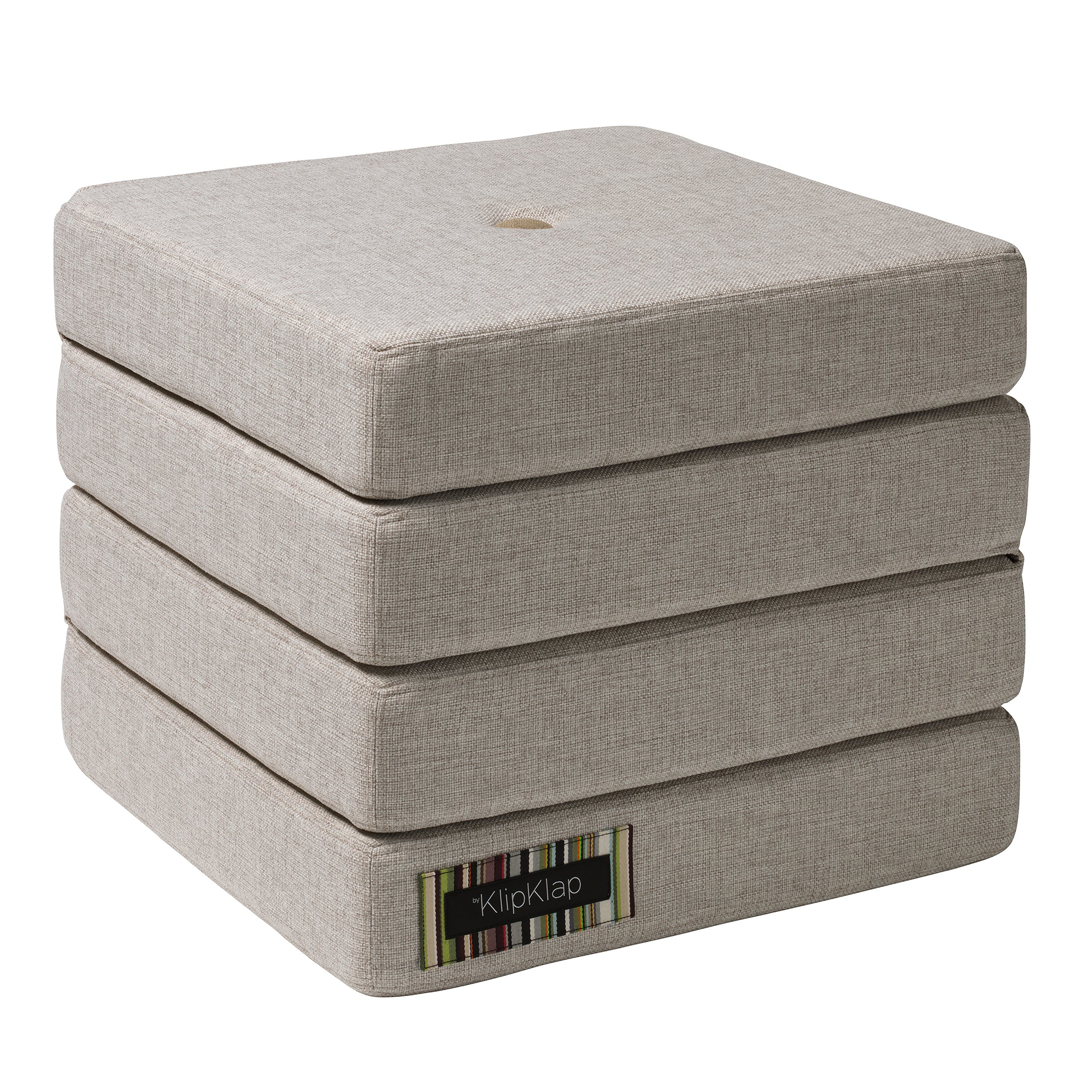 Multifunktionaler Pouf "KK 4 Fold" - Beige / Sand
