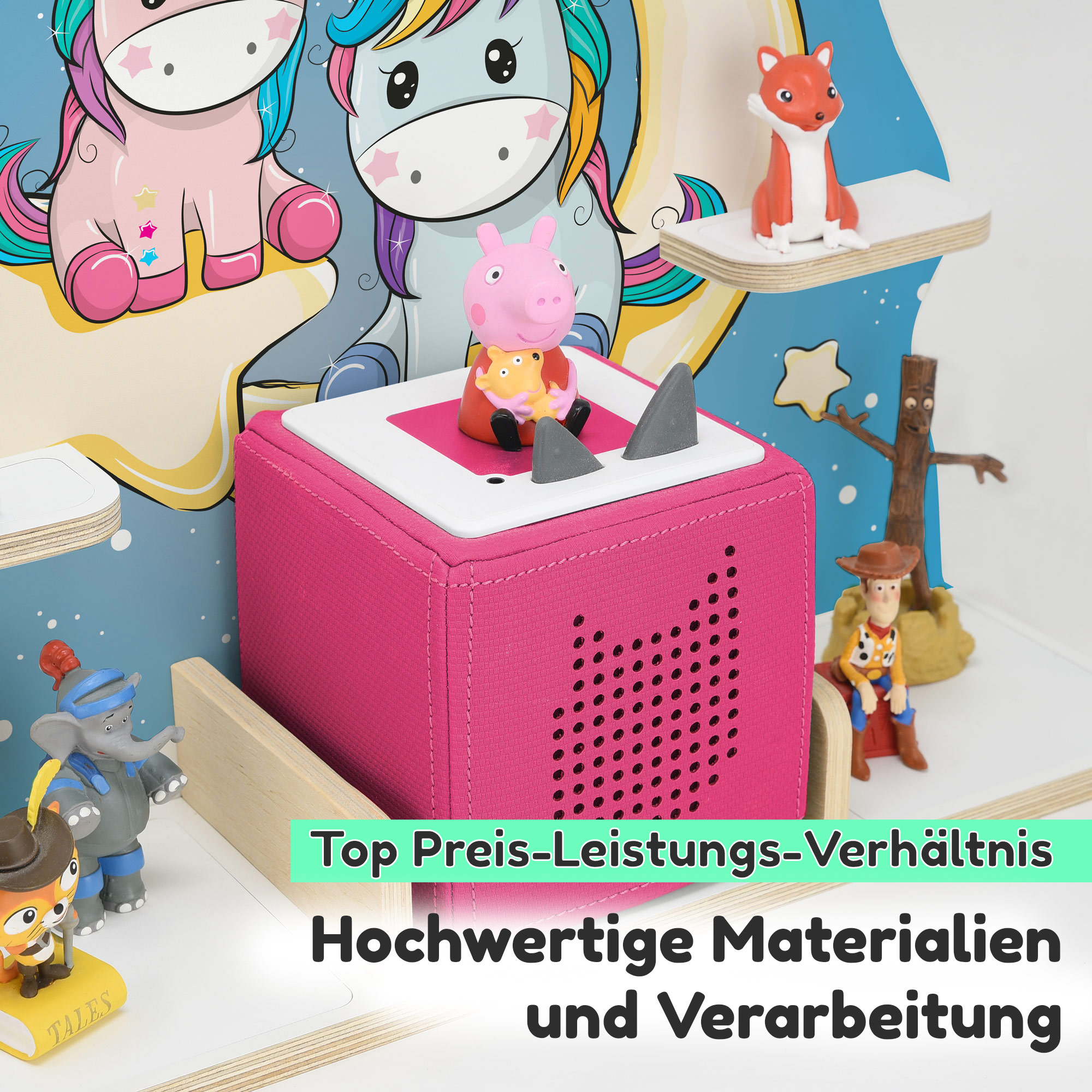 Regal für Tonies, 'Nachteule', groß