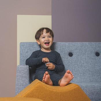 Kinder-Pouf "KK Rainbow Body"- Mustard