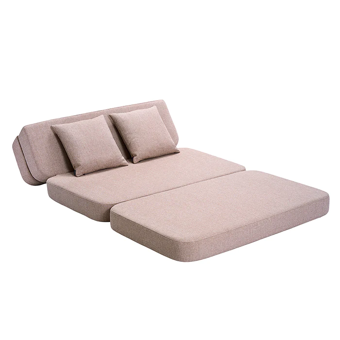 Klapp-Sofa "KK 3 Fold Sofa" (120 cm) -Soft Rose/ Rose