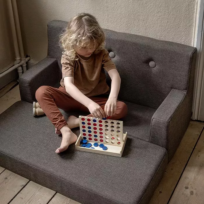 Kindersofa "KK Kids Sofa" - Brown / Sand