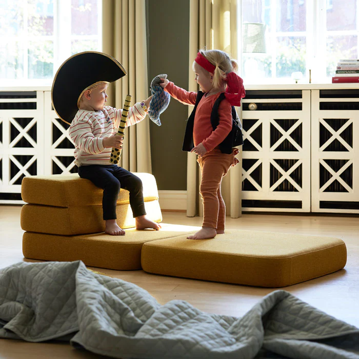 Klapp-Sofa "KK 3 Fold Sofa" Single Soft - Mustard