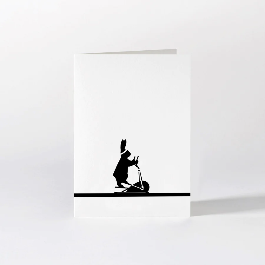 Grußkarte " Cross Trainer"