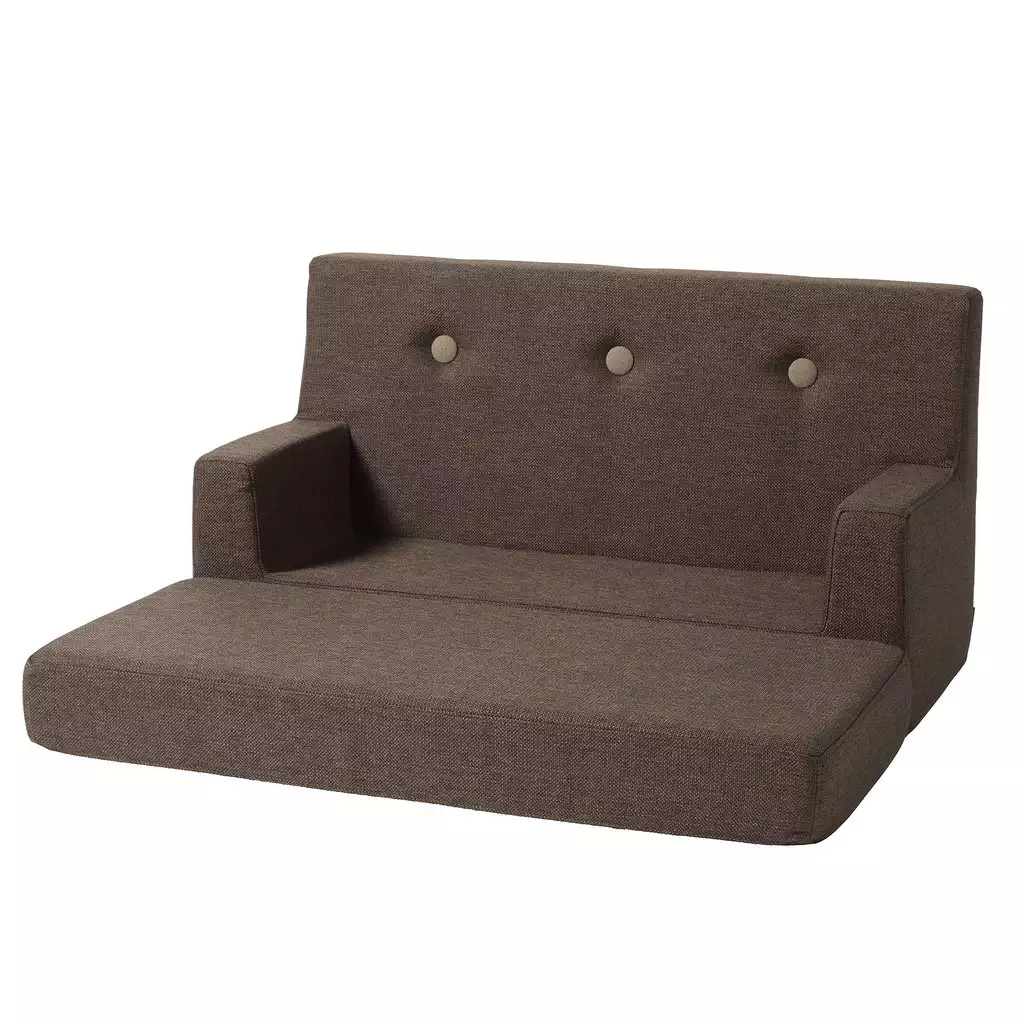 Kindersofa "KK Kids Sofa" - Brown / Sand