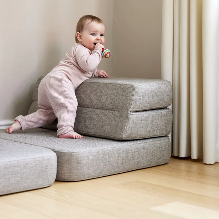 Klapp-Sofa "KK 3 Fold Sofa" Single -Sand/ Sand