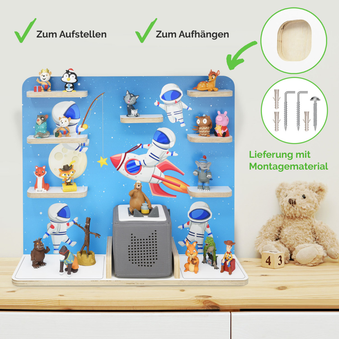 Regal für Tonies (B-Ware), "Space Adventure", groß   