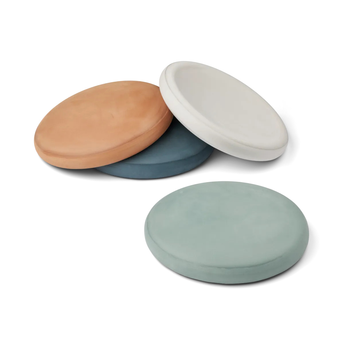 Stapelsteine Bernie " Whale Blue Multi Mix"