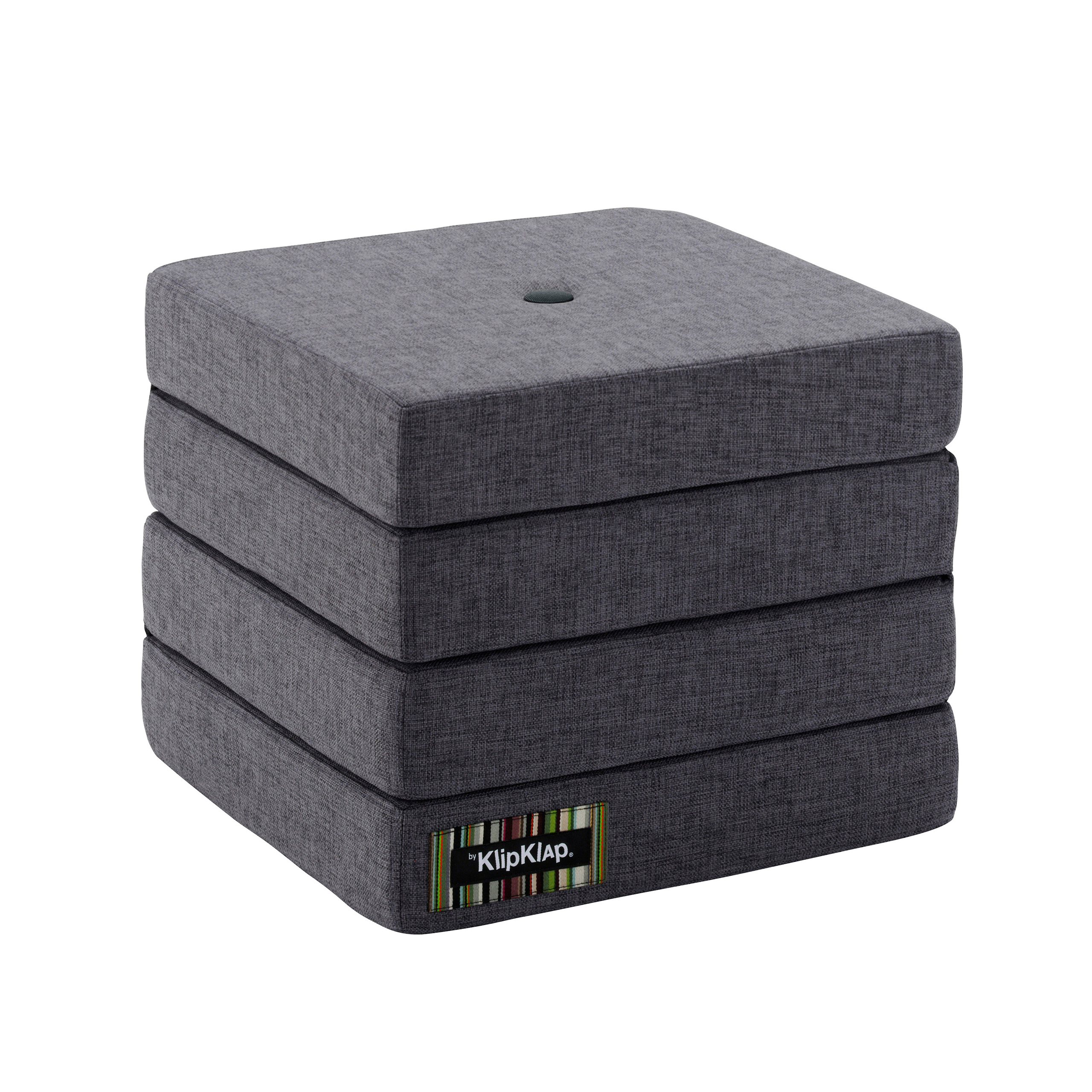 Multifunktionaler Pouf "KK 4 Fold" - Blue Grey / Grey