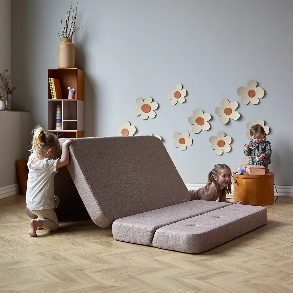 Klapp-Sofa "KK 3 Fold Sofa" (120 cm) -Soft Rose/ Rose