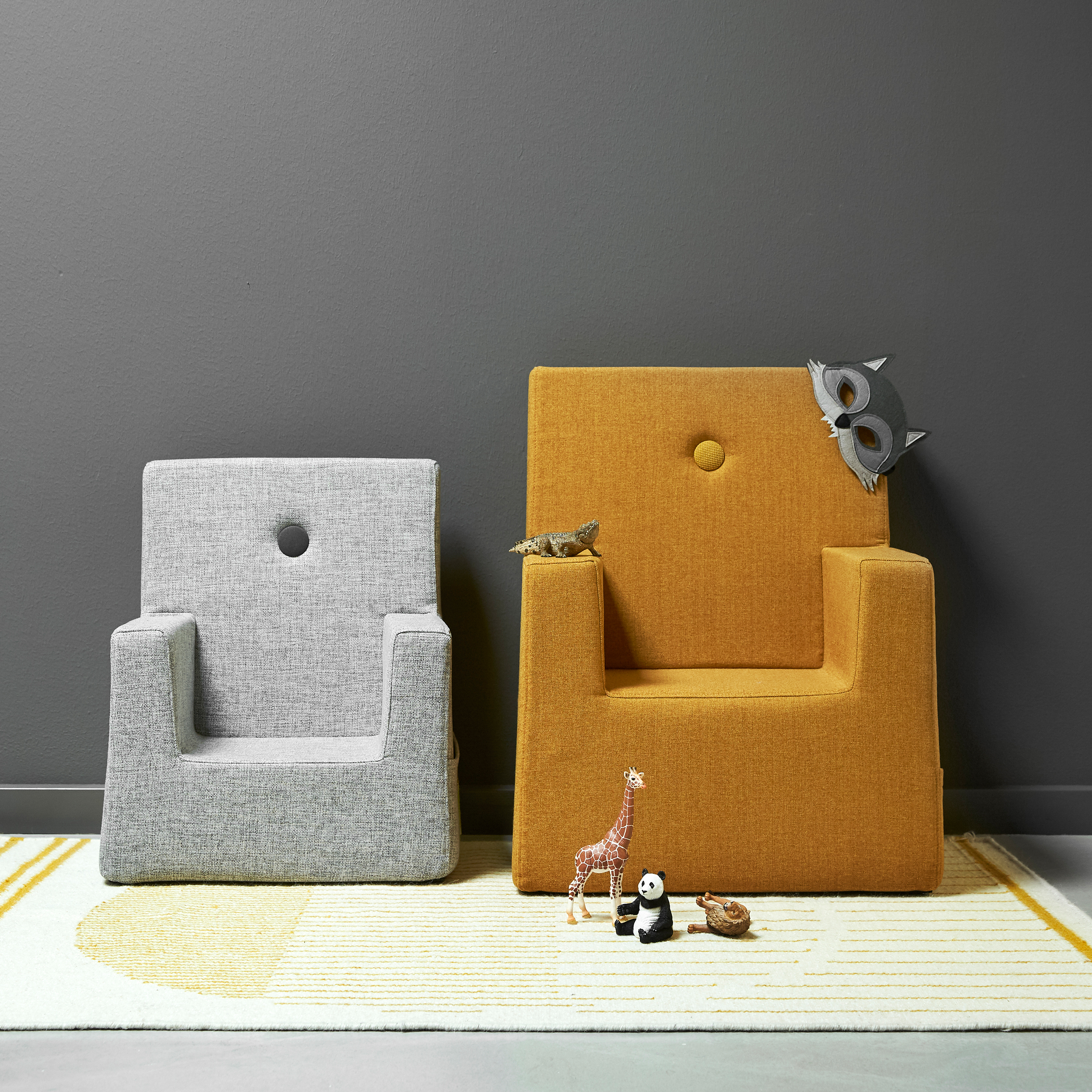 Kindersessel "KK Kids Chair" - Multi Grey / Grey
