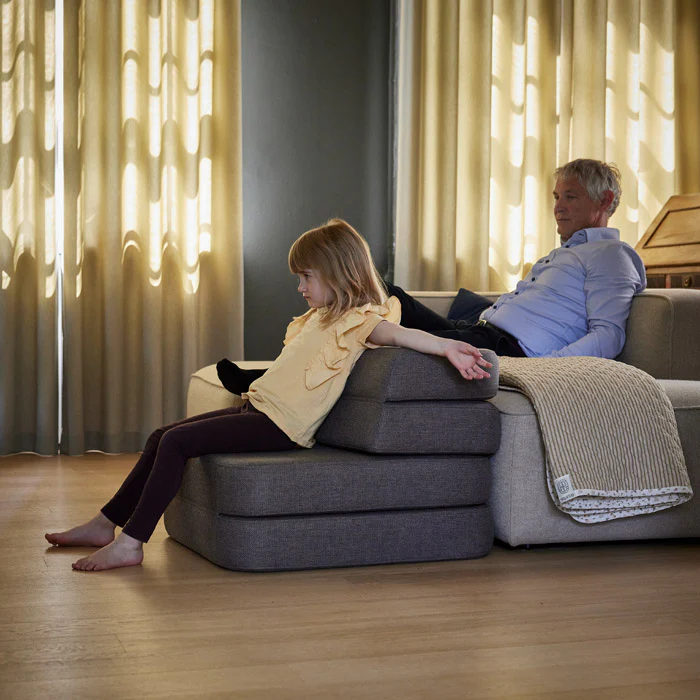Klapp-Sofa "KK 3 Fold Sofa" Single Soft -Brown/ Sand