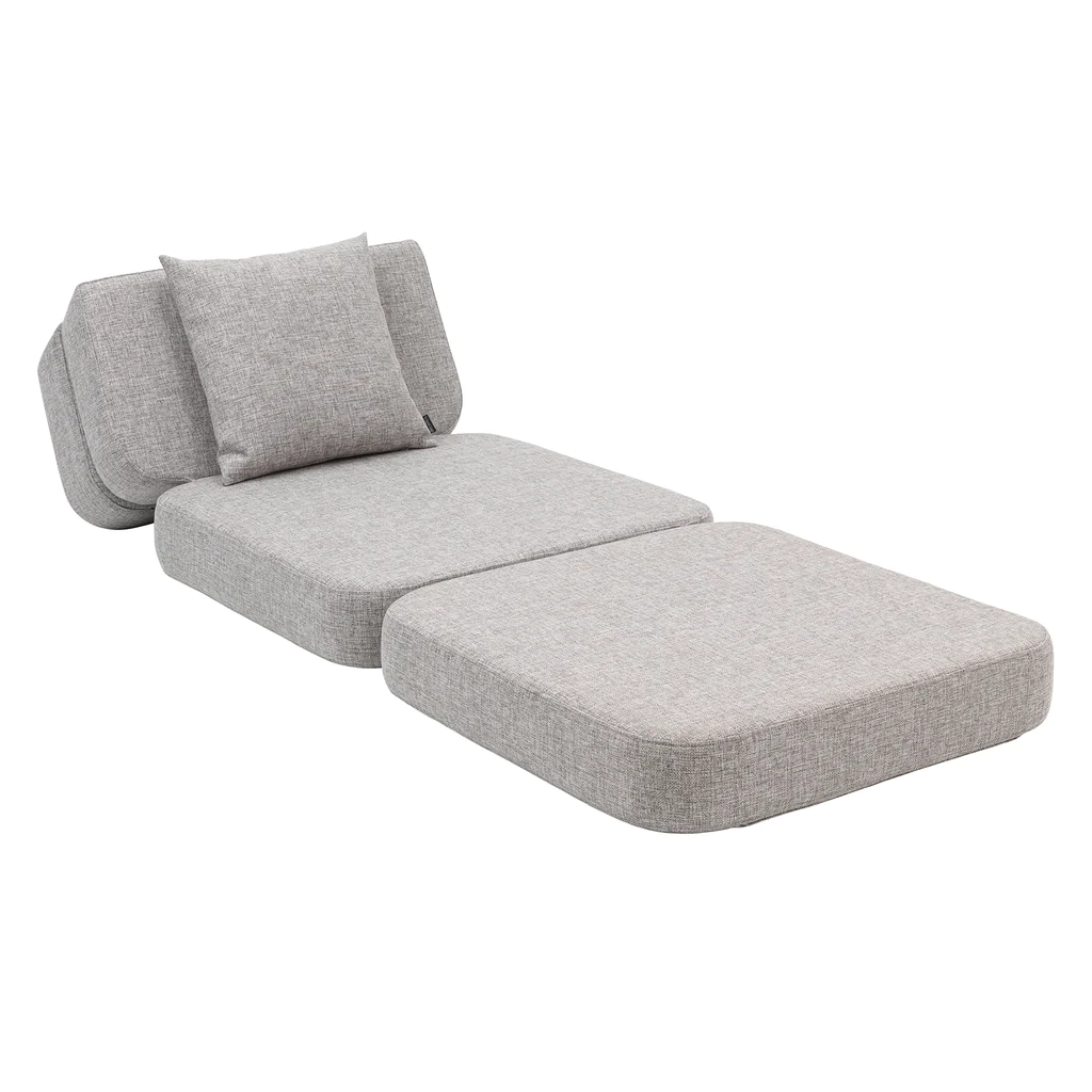 Klapp-Sofa "KK 3 Fold Sofa" Single - Beige/ Sand