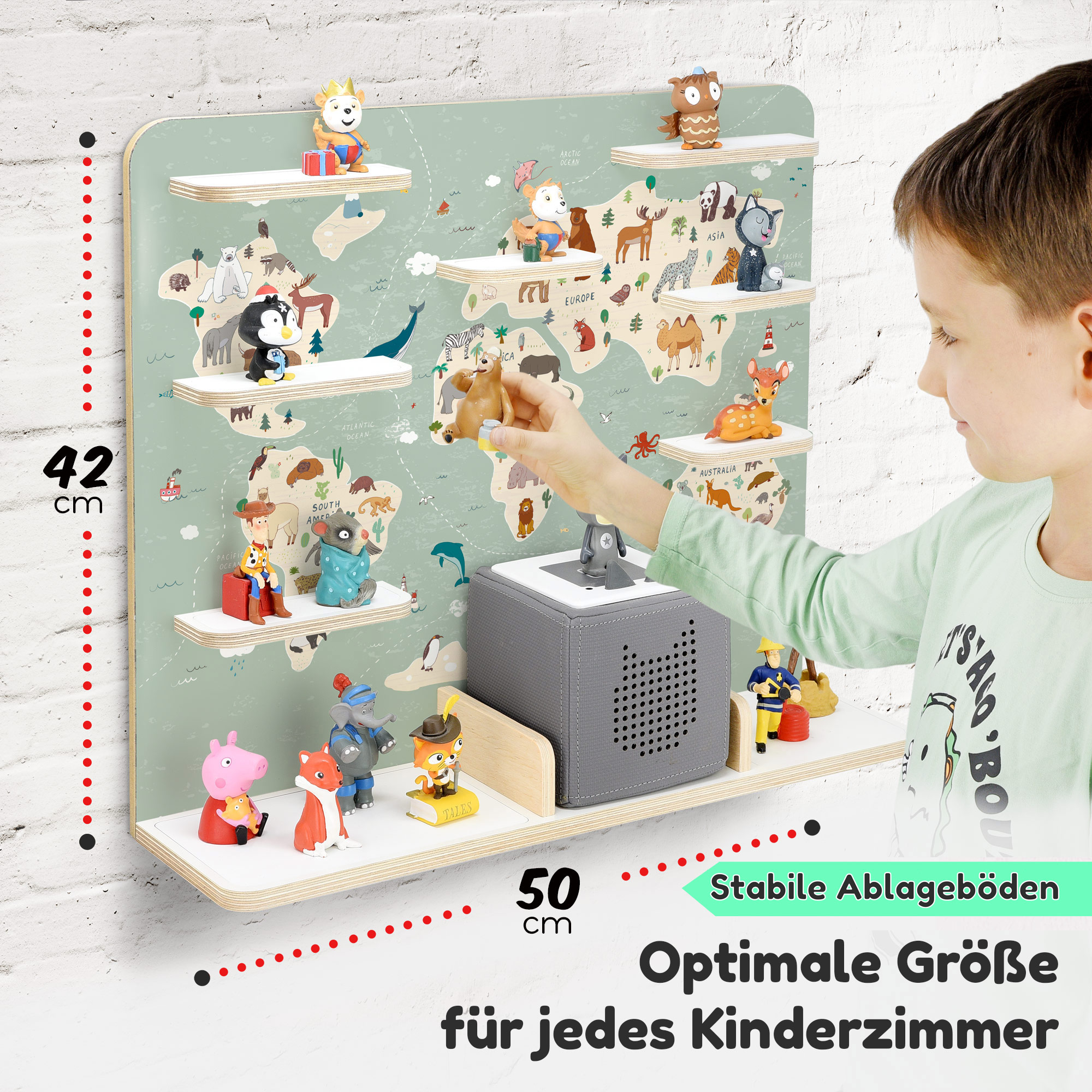 Musikboxregal passend für die Toniebox (B-Ware), 'Atlas', groß