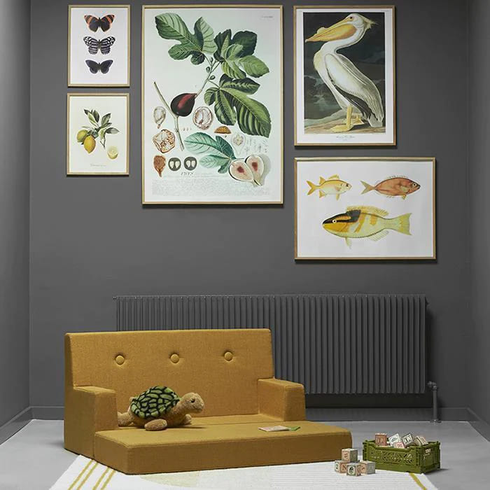 Kindersofa "KK Kids Sofa" - Mustard / Mustard