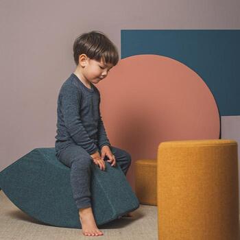 Kinder-Pouf "KK Rainbow Body"-Ocean Blue