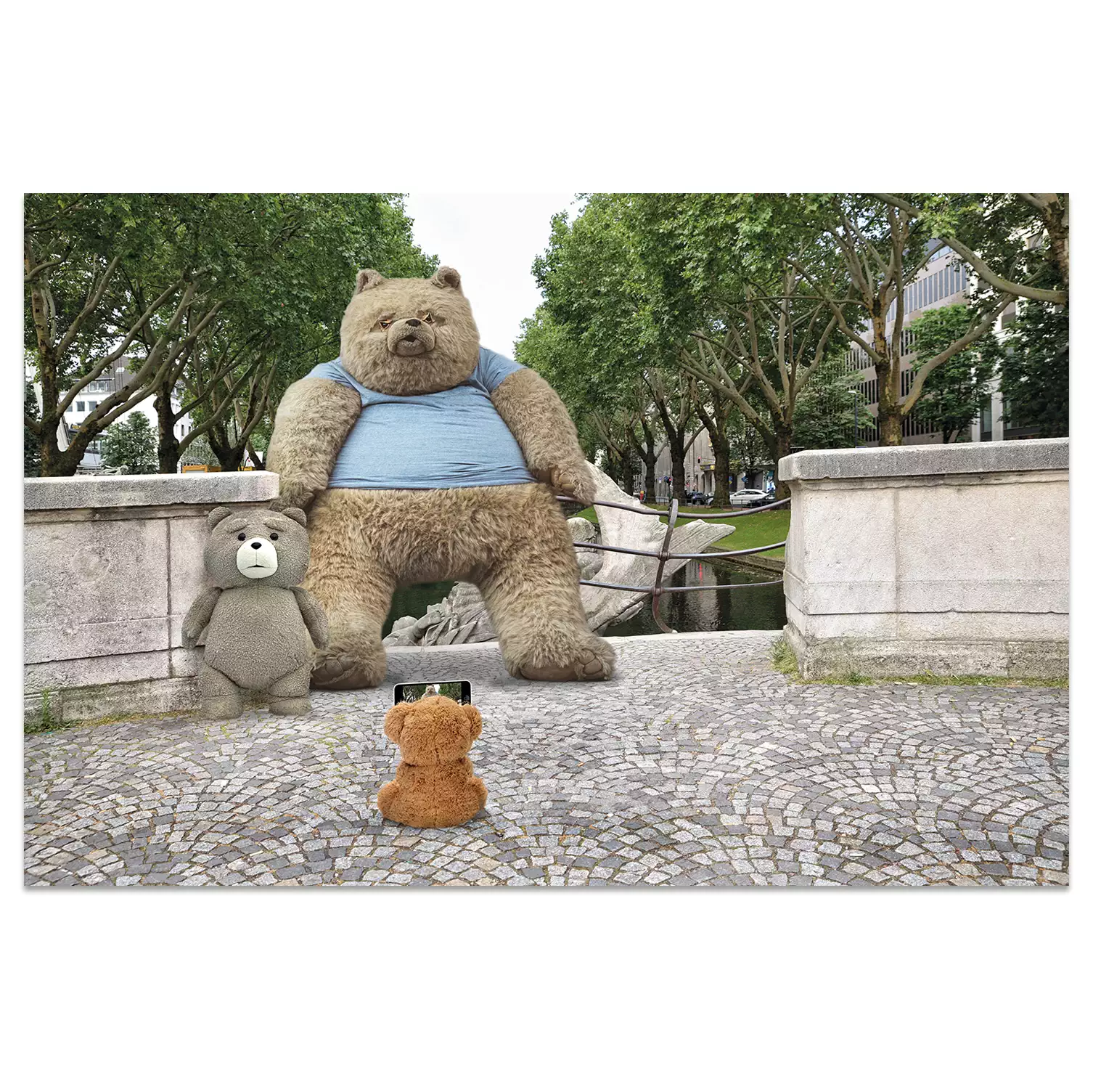 Ansichtskarte Düsseldorf "Familienfoto"