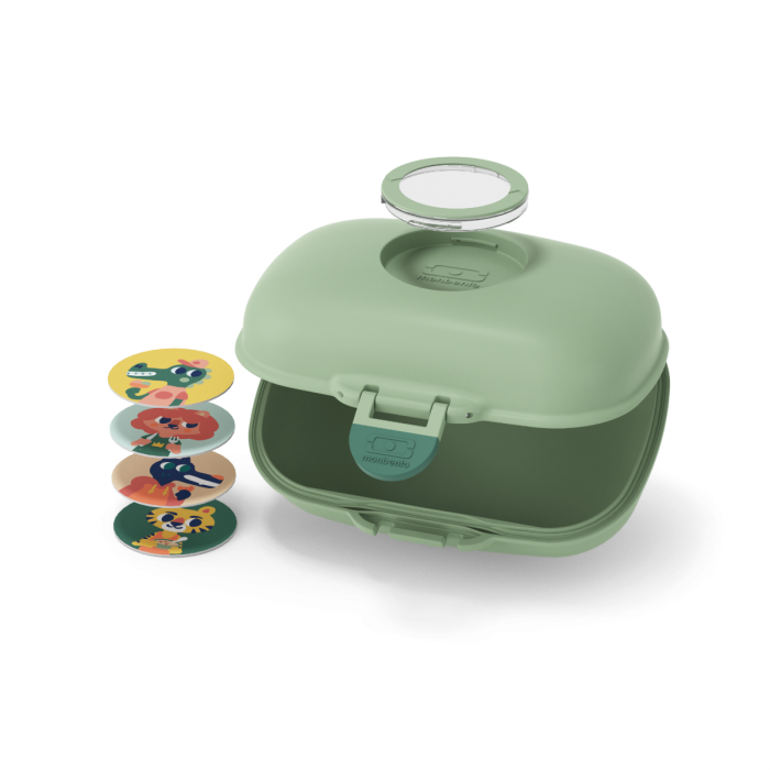 Kinder Brotdose "MB Gram green Forest"