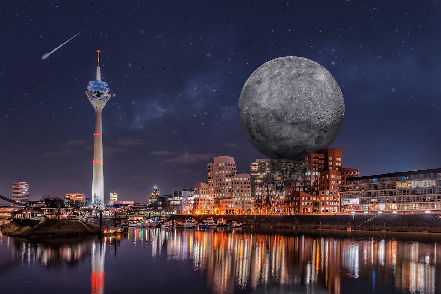Wandbild "Mond"