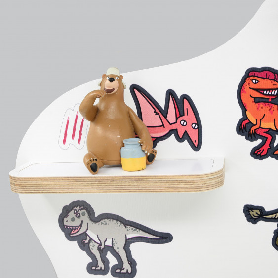Regal geeignet für die Toniebox "Dinopark" - zum Aufhängen
