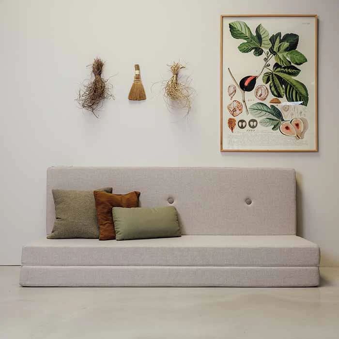 Klapp-Matratze "KK 3 Fold" (180 cm) - Beige / Sand  