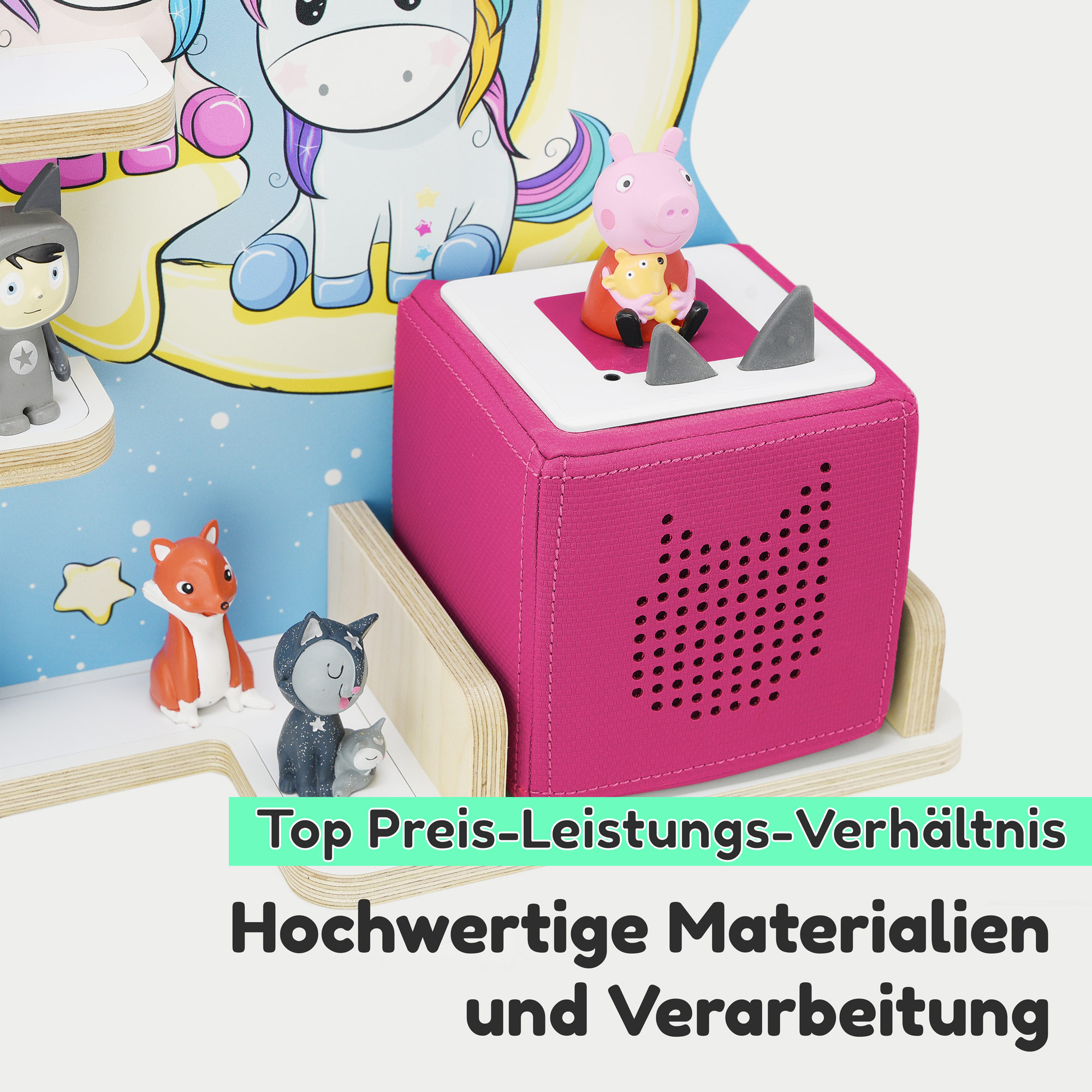 Regal für Tonies, 'Nachteule', mittel