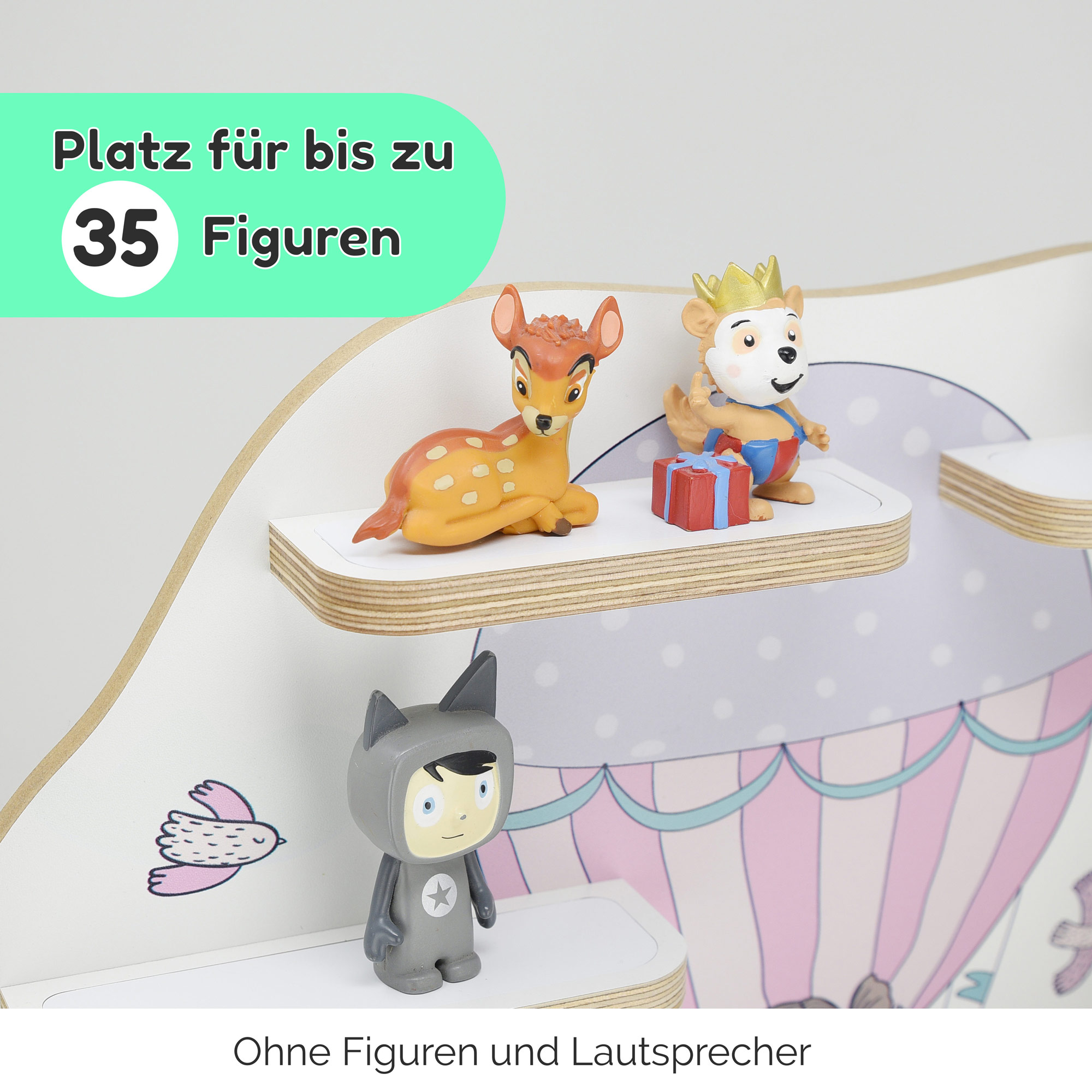 Regal für Tonies (B-Ware), 'Oben', mittel
