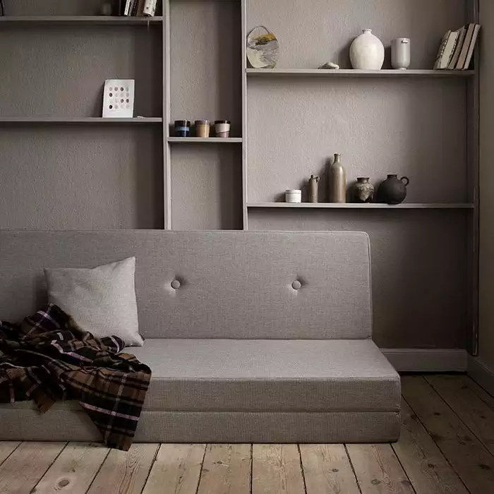 Klapp-Matratze "KK 3 Fold XL" (200 cm) - Sand  / Sand