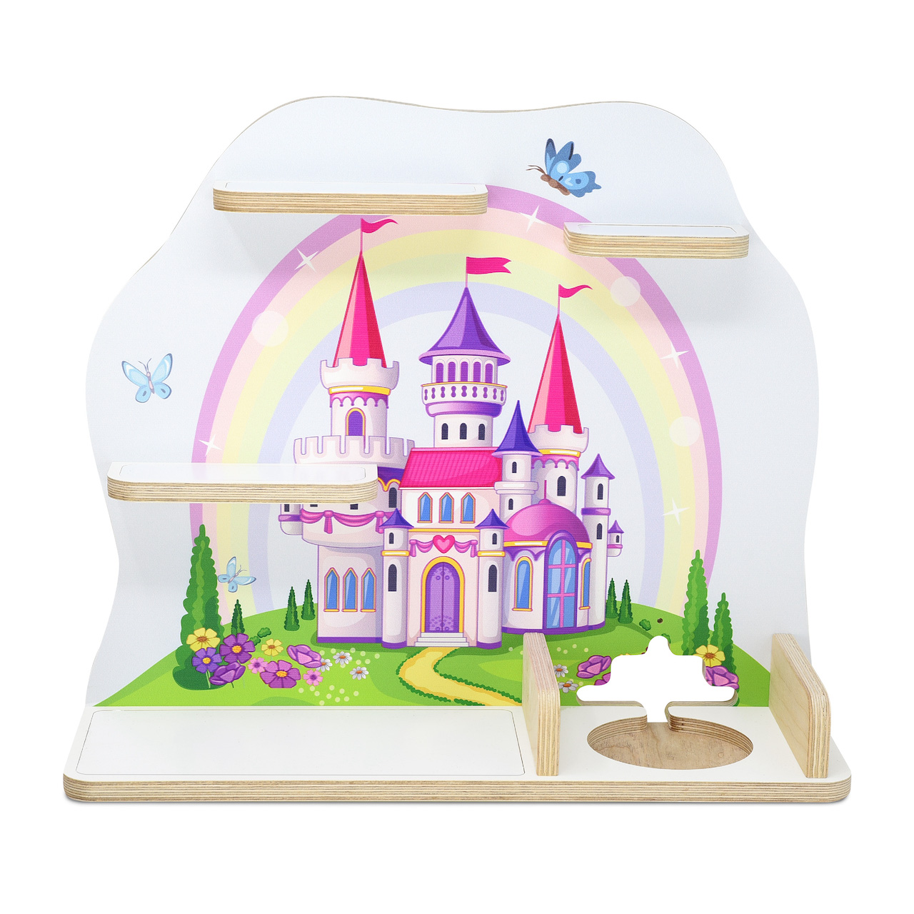 Musikboxregal geeignet für Toniebox (B-Ware), "Märchenschloss", mittel