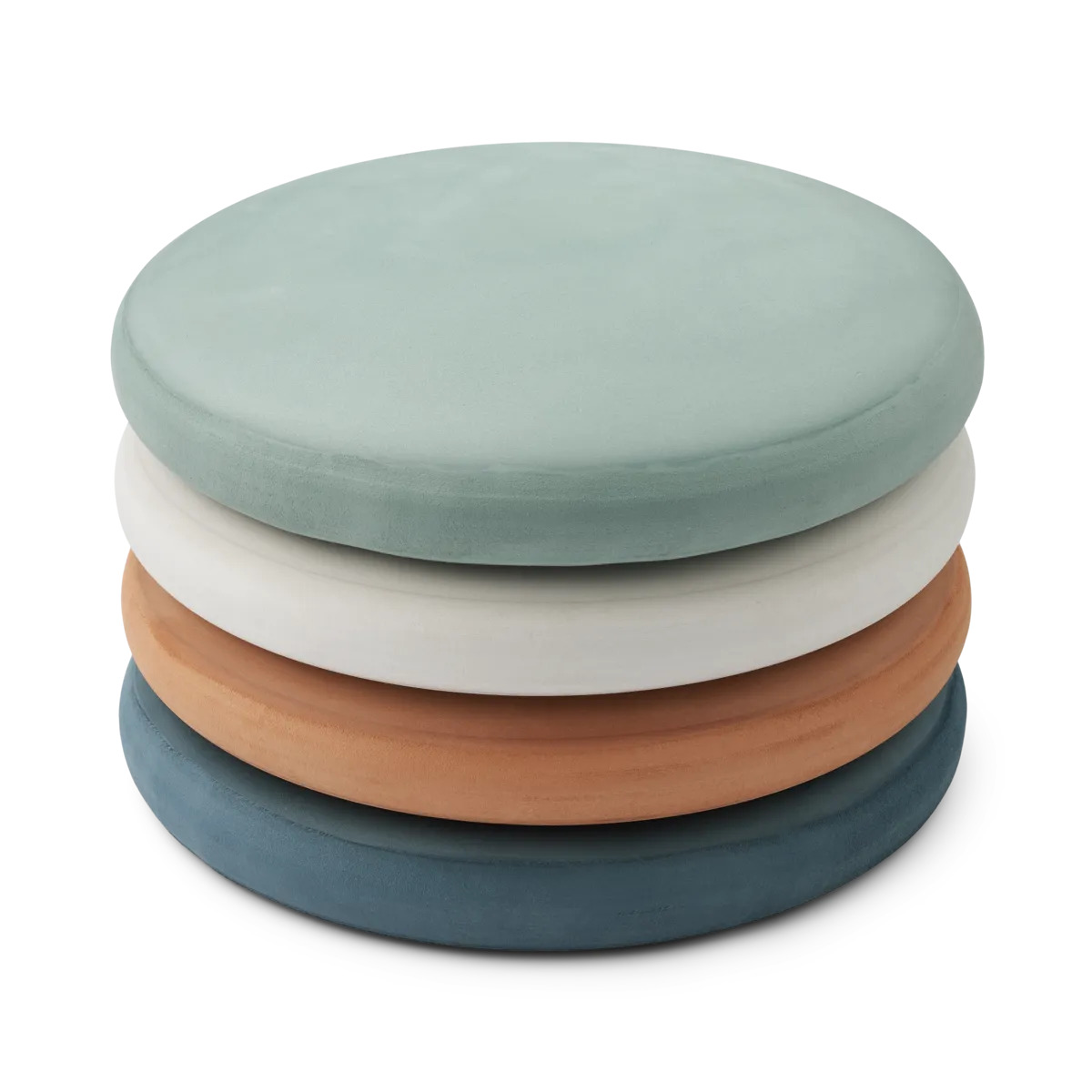 Stapelsteine Bernie " Whale Blue Multi Mix"