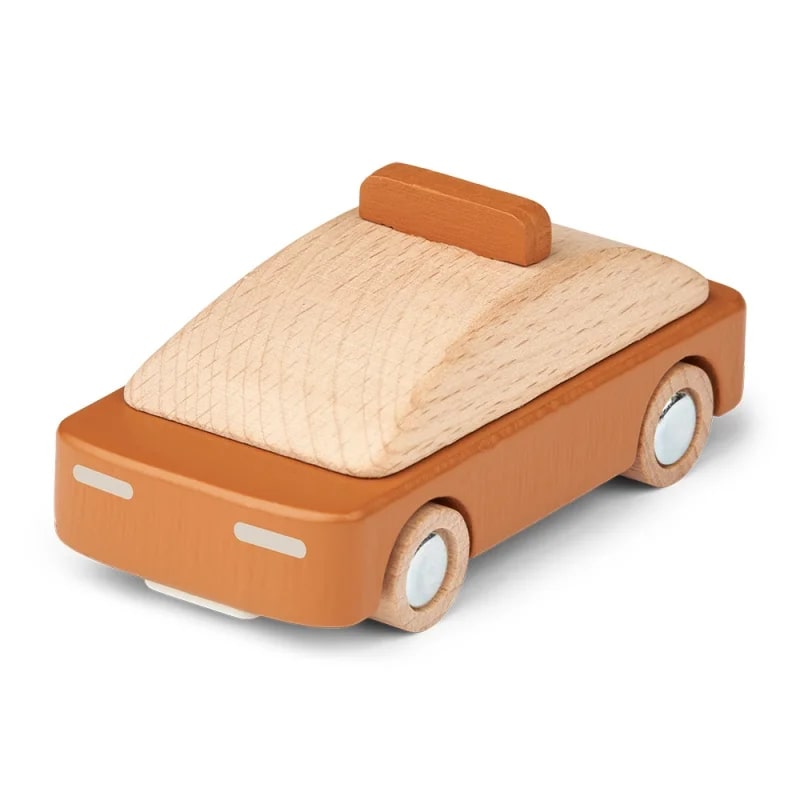 Holzauto Village " Taxi - Mustard mix" 