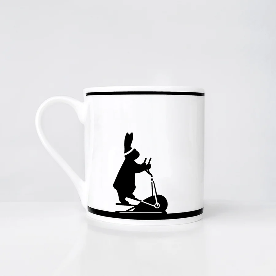 Trinktasse "Cardio Rabbit"
