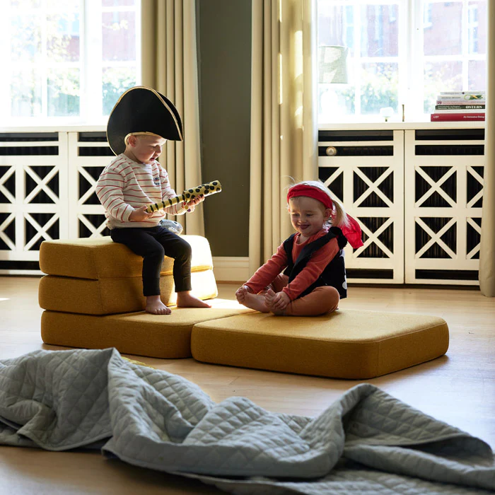 Klapp-Sofa "KK 3 Fold Sofa" Single Soft - Mustard