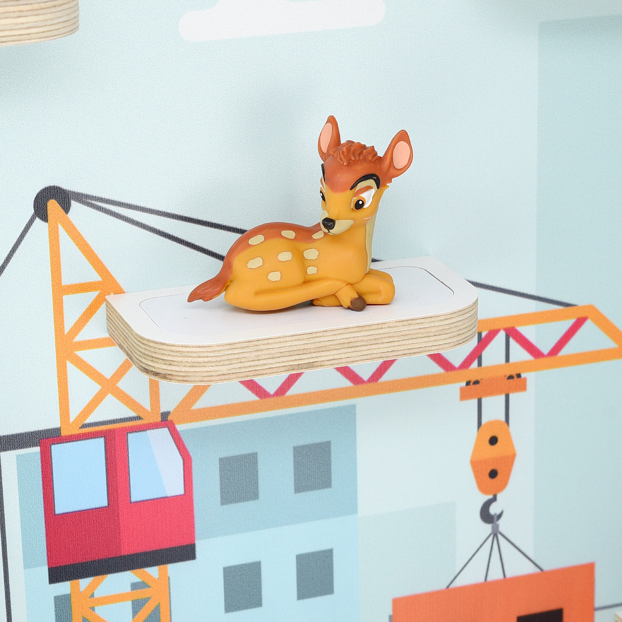 Musikboxregal (B-Ware) geeignet für die Toniebox "Baustelle"- groß