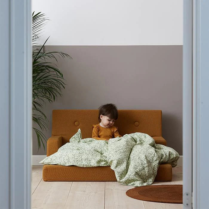Kindersofa "KK Kids Sofa" - Mustard / Mustard