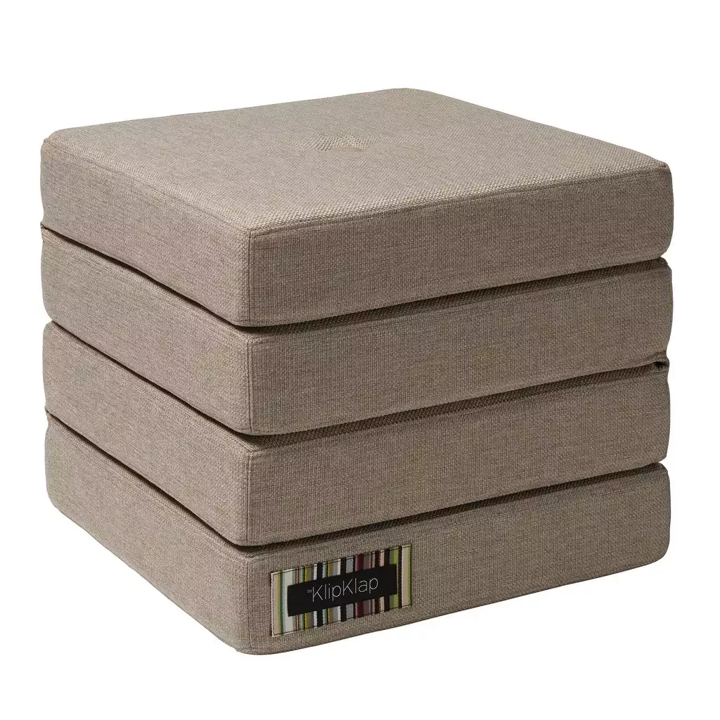Multifunktionaler Pouf "KK 4 Fold" - Sand / Sand