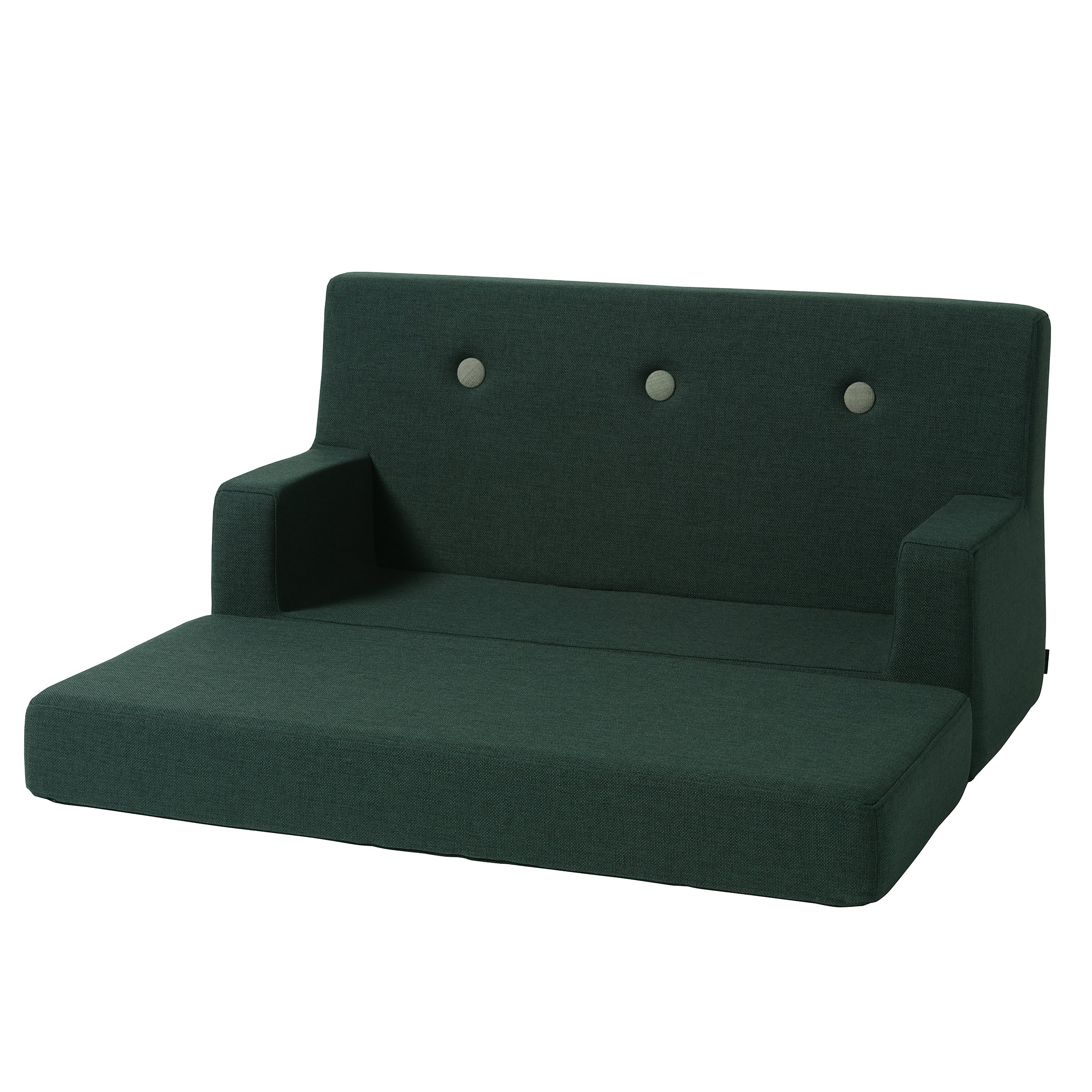 Kindersofa "KK Kids Sofa" - Deep Green / Light Green