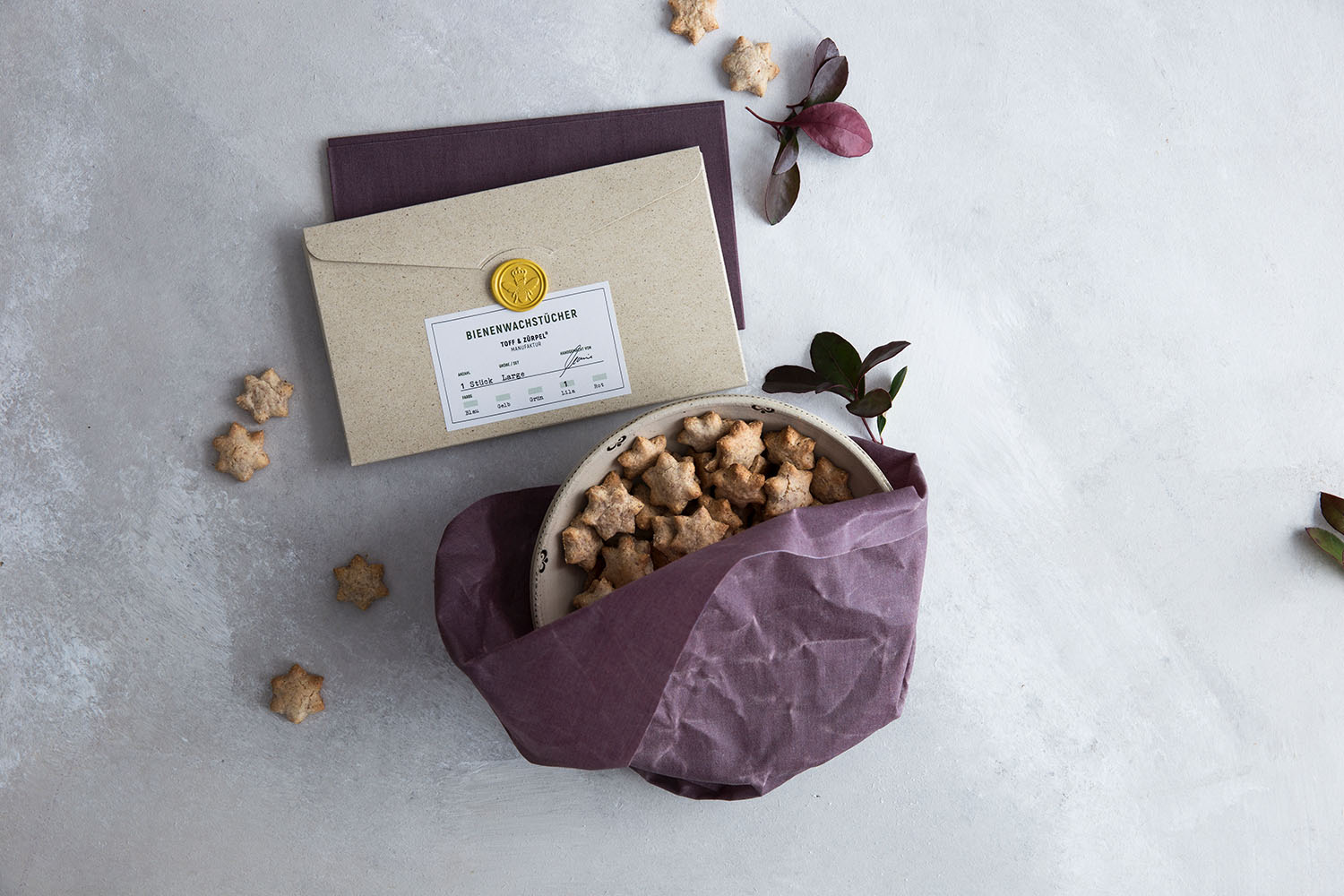 Bienenwachstuch Größe L