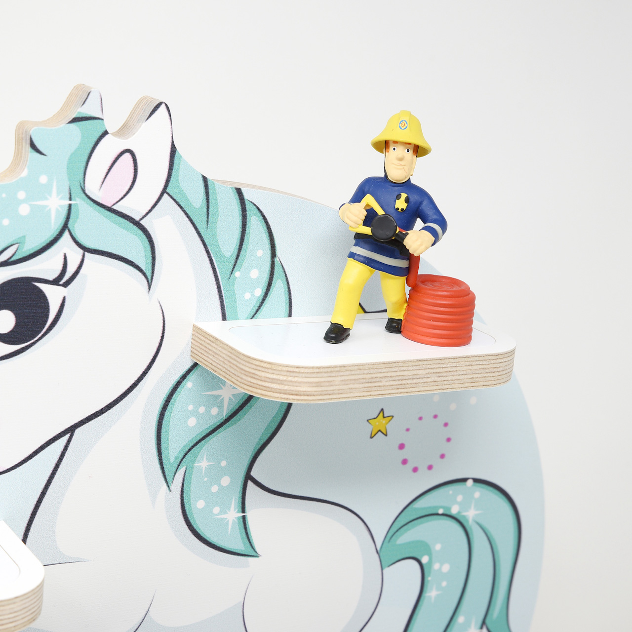 Musikboxregal geeignet für die Toniebox (B-Ware), "Einhorn", mittel