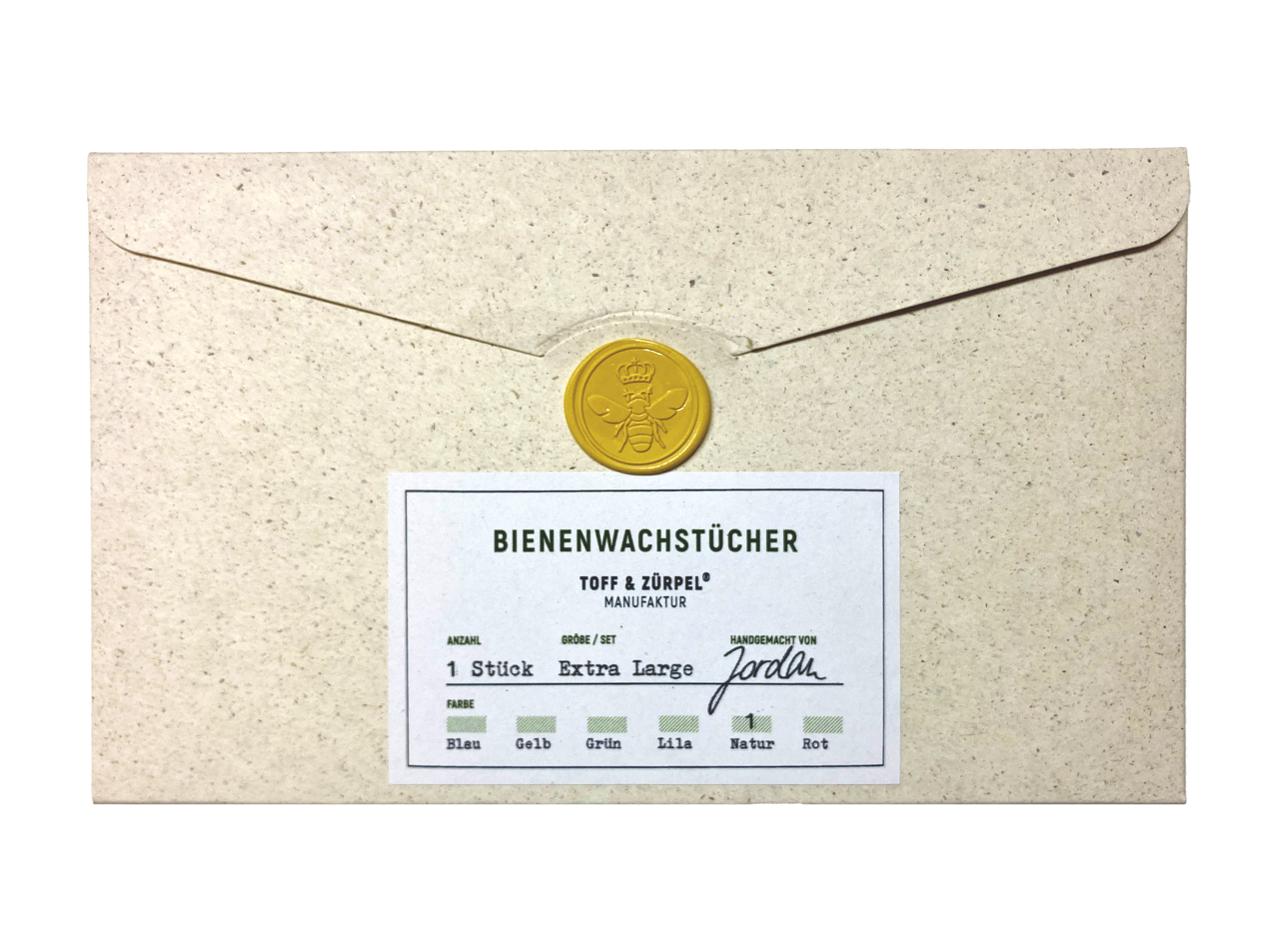 Bienenwachstuch Größe Extra Large